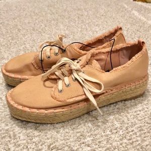 Dolce Vita DV pink Canvas Espadrille Shoes